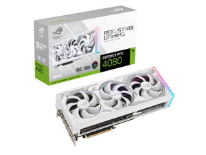 Asus ROG Strix GeForce RTX 4080 OC 16GB GDDR6X Graphics Card - White