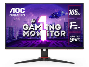 AOC 24G2SE 23.8" FHD 165Hz VA HDR Adaptive Sync Gaming Monitor